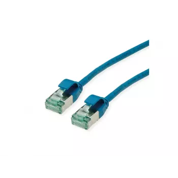 Cablu patch U/FTP ROLINE RM Cat.6A/Class EA SLIM albastru 5m - FTP (21.45.3347)