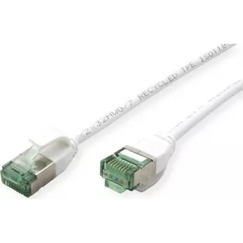 Cablu patch U/FTP ROLINE RM Cat.6A Class EA Slim, alb, 1,5 m 21.45.3364