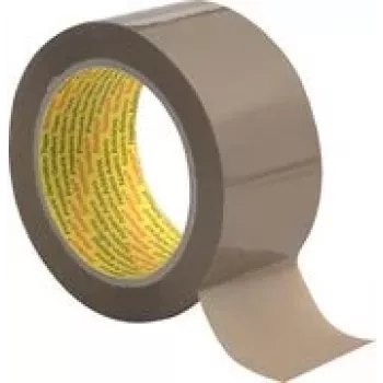 Bandă adezivă de ambalare Scotch 3739 maro 50 mm x 66 m, 0,056 mm, de înaltă performanță, desfășurare silențioasă, adeziv acrilic 3739B506