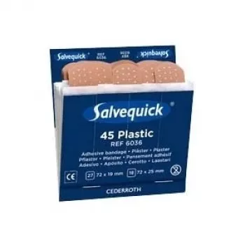 Set de reumplere cu plasturi Söhngen WF – 24 bucăți, compatibil cu trusa de prim ajutor DIN 42036