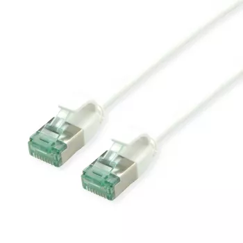 Cablu patch ROLINE RM U/FTP Cat.6A/Class EA SLIM alb 3 m - FTP 21.45.3366