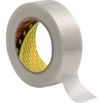 Bandă adezivă cu filament 3M Scotch 8956, transparentă, 50 mm x 50 m, grosime 0,131 mm, suport film PP, 1 rolă 89565050