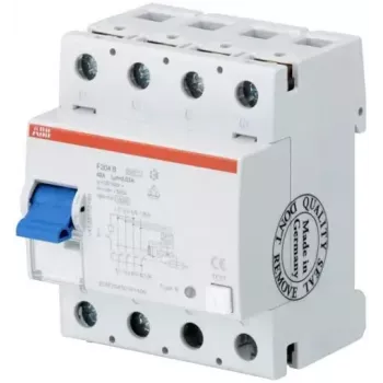 Întrerupător automat diferențial ABB F204B+ 63A 30mA 4 poli tip B+ (RCCB) 2CSF204701R1630