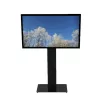 HI-ND MOUNTS HI-ND Floorstand Glass Universal 49-65 inch LCD Display Floor Stand - Black (RAL 9005) FS0000-5001-02