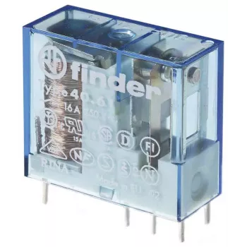 Releu de putere Finder 40.61.9.018.4000 16A SPDT 18V DC montaj PCB