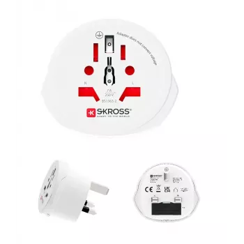 Adaptor de călătorie universal SKROSS cu cablu Micro USB (1.500225C-E)