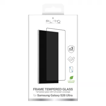SBS Mobile Folie de protecție din sticlă călită pentru Samsung Galaxy S26 Ultra - duritate 9H, HD clar, fără bule, 1 buc. PUSDGFRS26USGBLK