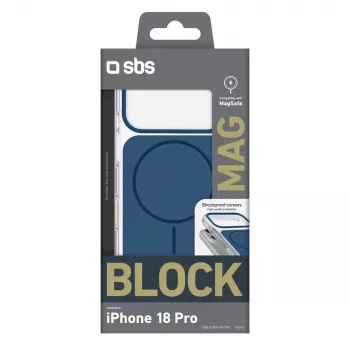 SBS Block Husă pentru iPhone 18 Pro compatibilă MagSafe - albastru