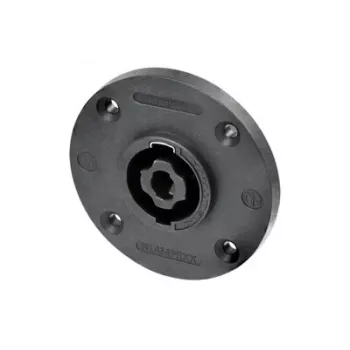 Neutrik NL4MPRXX Conector speakON de șasiu 4 pini mamă pentru montaj pe panou negru