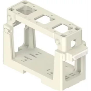 Suport de modul ILME COB03/3BC pentru 3x inserții 21,21 mm, termoplast, negru