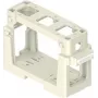 Suport de modul ILME COB03/3BC pentru 3x inserții 21,21 mm, termoplast, negru