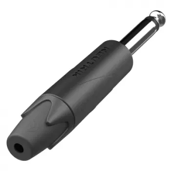 Neutrik NP2XX-NI-0 1/4 inch 2-Pole Phone Plug, Nickel Contacts, Solder Termination