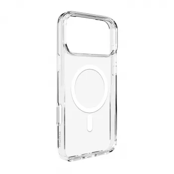 PURO Husă pentru Apple iPhone 17 Pro transparent alb compatibilă MagSafe