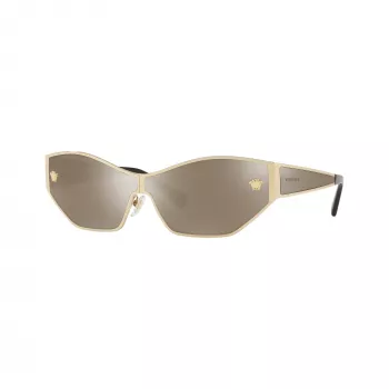Versace Women's VE2205-12525A Sunglasses Gold/Grey 67mm