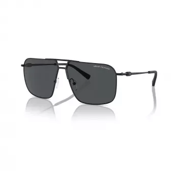 Ochelari de soare damă pătrați Armani Exchange AX2050S609980 negru mat/gri închis 60mm
