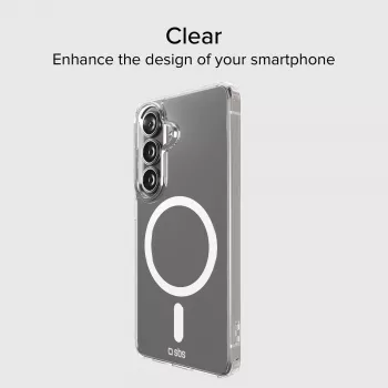 Husă SBS Light Mag pentru Samsung Galaxy S26 Plus, compatibilă MagSafe, transparentă