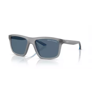 Ochelari de soare damă dreptunghiulari Armani Exchange AX4149SU 83638 negru mat/gri închis