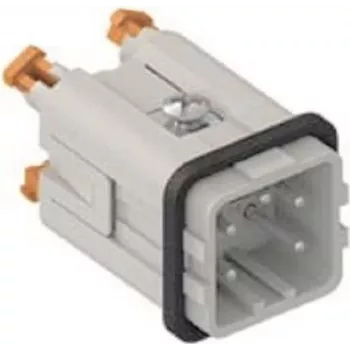 Inserție tată ILME CKSHM04 SQUICH 4P+PE 10A 400V contacte argintii mărimea 21.21