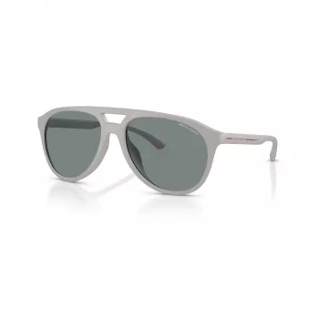 Ochelari de soare damă dreptunghiulari Armani Exchange AX4156SU83788, ramă negru mat, lentile gri închis, 59-17-145