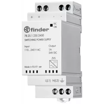 Sursă de alimentare Finder 78.25.1.230.2400 pentru șină DIN 24 V DC 1 A 25 W