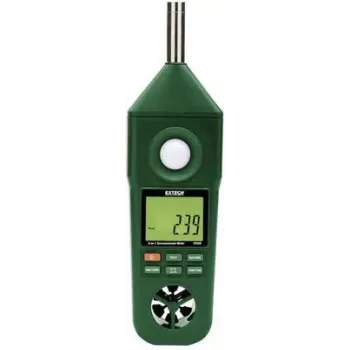 Extech EN300 Medidor ambiental 5-în-1: anemometru, higrometru, luxmetru, termometru, sonometru