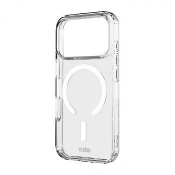 Husă SBS Light Mag Cover pentru iPhone 18 Pro Max / 17 Pro Max, compatibilă MagSafe, transparentă