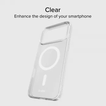 Husă SBS Light Mag Cover pentru iPhone 18 Pro Max / 17 Pro Max, compatibilă MagSafe, transparentă