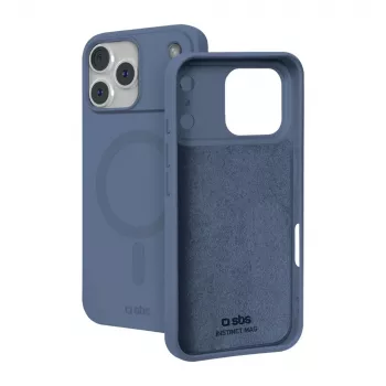 Husă SBS Instinct Mag pentru iPhone 18 Pro Max / 17 Pro Max, compatibilă MagSafe, albastră