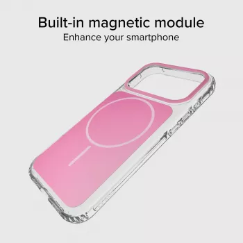 Husă SBS Block pentru iPhone 18 Pro Max, compatibilă MagSafe, roz