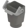 Carcasă de cuplare tip T cu profil înalt ILME TMAV06LG25, mărimea 6B, pârghie simplă, intrare dreaptă M25, gri