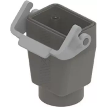 Carcasă de cuplare tip T cu profil înalt ILME TMAV06LG25, mărimea 6B, pârghie simplă, intrare dreaptă M25, gri