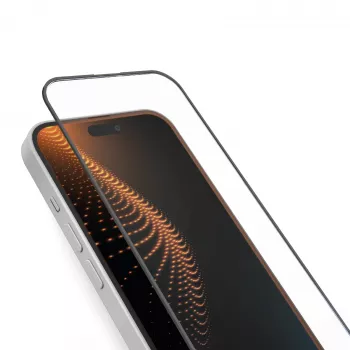 Folie de protecție ecran din sticlă călită SBS Mobile pentru Apple iPhone 16 / iPhone 15 / iPhone 15 Pro - duritate 9H, rezistentă la zgârieturi, oleofobă, fără bule, 1 buc. TED3OSCRGLIP1661