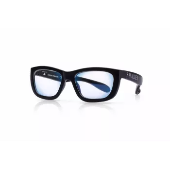 Ochelari pentru copii cu filtru de lumină albastră SHADEZ Blue Light Black Teeny, 3-7 ani