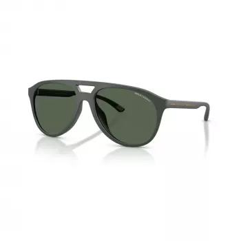 Ochelari de soare bărbați Armani Exchange AX4156SU 83777, negru mat/gri închis, 59 mm