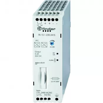 Sursă de alimentare pe șină DIN Finder 78.1D.1.230.2415 24 V/DC 5,4 A 130 W