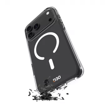 Husă PURO Impact Clear D3O Bio pentru Apple iPhone 17 Pro, compatibilă MagSafe, transparentă (PUIPC17P63IMPCLD3OTR)