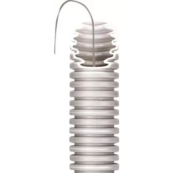 GEWISS DX20125R Tub flexibil ondulat, 25mm, gri, 75m, cu fir de tragere