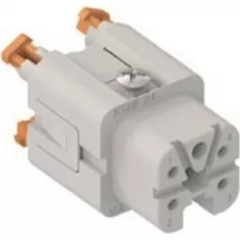Inserție mamă ILME CKSHF04 4P+PE argintiu SQUICH 10A 400V mărimea 21.21