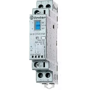Contactor de instalație Finder 24V AC/DC, 1NO+1NC, LED 22.32.0.024.4540