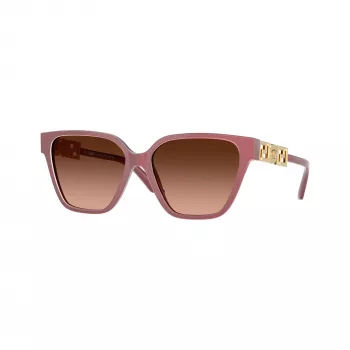 Versace Women's VE4471B Cat Eye Sunglasses, Havana Frame, Brown Gradient Lens, 56mm VE4471B54755M