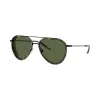Ochelari de soare bărbați Emporio Armani EA2163-300171 dreptunghiulari negru/gri 56mm