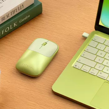 Mouse Satechi Slim EX - mouse wireless pentru două dispozitive (Citrus)