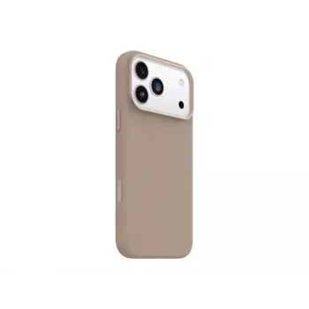 Capac spate OtterBox Symmetry Series pentru Apple iPhone 17 Pro Max - compatibil MagSafe - piele de cactus, magnet, poliuretan - Gray Comfort (bej) 77-99073