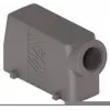 Capotă înaltă ILME TMAO24.40, mărimea 24B, intrare laterală M40, blocare cu 4 șuruburi, aluminiu turnat, RAL 7040