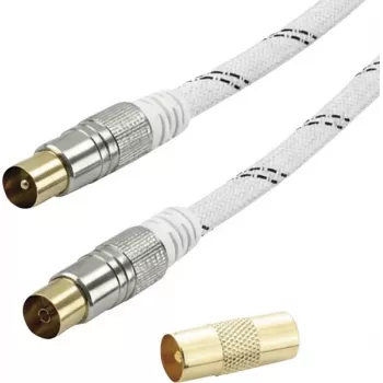 Vivanco SAT Antenna Connection Cable 3 m White (VVACABMF300HQW)