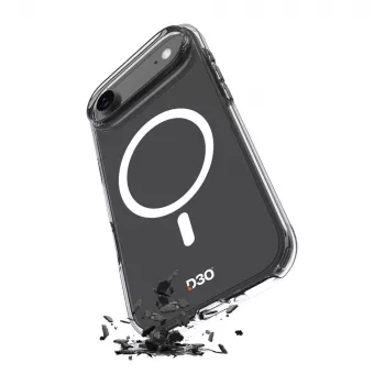 PURO Impact Clear D3O Bio Case for Apple iPhone Air, MagSafe Compatible, Transparent (PUIPC1766IMPCLD3OTR)