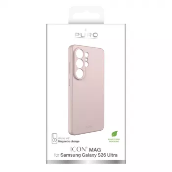 Husă SBS Mobile Icon pentru Samsung Galaxy S26 Ultra, compatibilă MagSafe, roz PUSGS26UICONMAGROSE