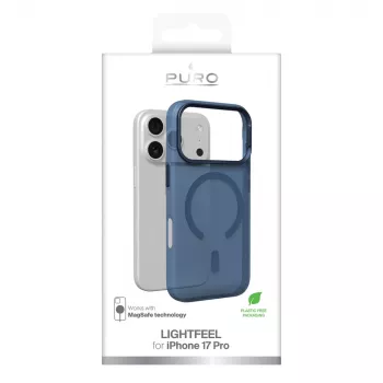 Husă SBS Mobile HAZEM pentru Apple iPhone 17 Pro, albastru închis PUIPC17P63HAZEMDKBL