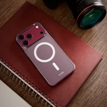 Husă SBS Light Mag pentru iPhone 18 Pro / 17 Pro, compatibilă MagSafe, transparentă