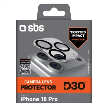 Protecție pentru obiectivul camerei SBS D3O pentru Apple iPhone 18 Pro